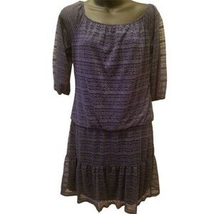 DELIA'S ALL OVER LACE BLUE DRESS sz M